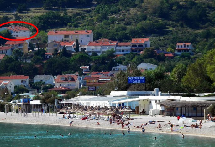 Ferienwohnungen mit Parkplatz Baska, Krk - 24227