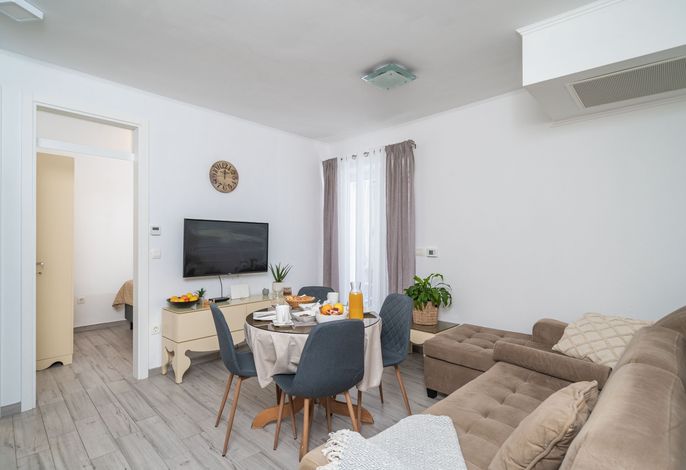 1-Zimmer-Ferienwohnung mit Terrasse Ston, Peljesac A-24234-a