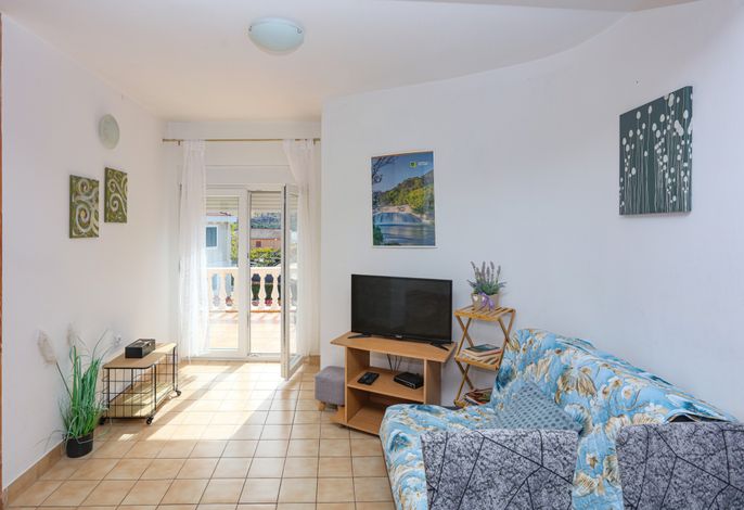 1-Zimmer-Ferienwohnung mit Terrasse und Meerblick Grebastica, Sibenik A-24821-b