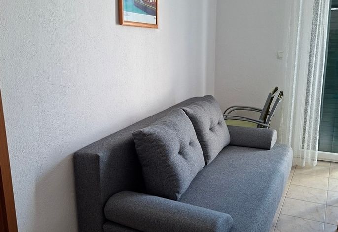 1-Zimmer-Ferienwohnung mit Balkon und Meerblick Lokva Rogoznica, Omis A-25499-b