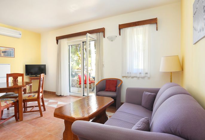 1-Zimmer-Ferienwohnung mit Terrasse und Meerblick Rogoznica A-3196-b
