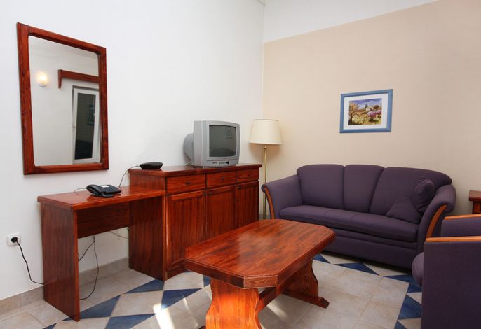 1-Zimmer-Ferienwohnung mit Balkon und Meerblick Rogoznica A-3196-c
