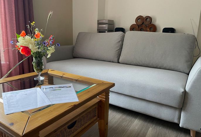 Komfortable Ferienwohnung Westflügel Knappe Gerhard mit Terrasse auf Usedom