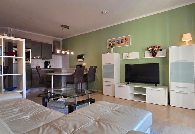 2 Zimmer-Wohnung für 3 Pers. liegt im EG und verfügt über WLAN
