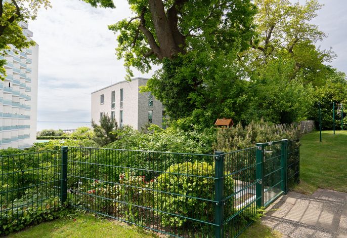 Schöne Ferienwohnung für vier Gäste mit Meerblick und Terrasse in Pelzerhaken