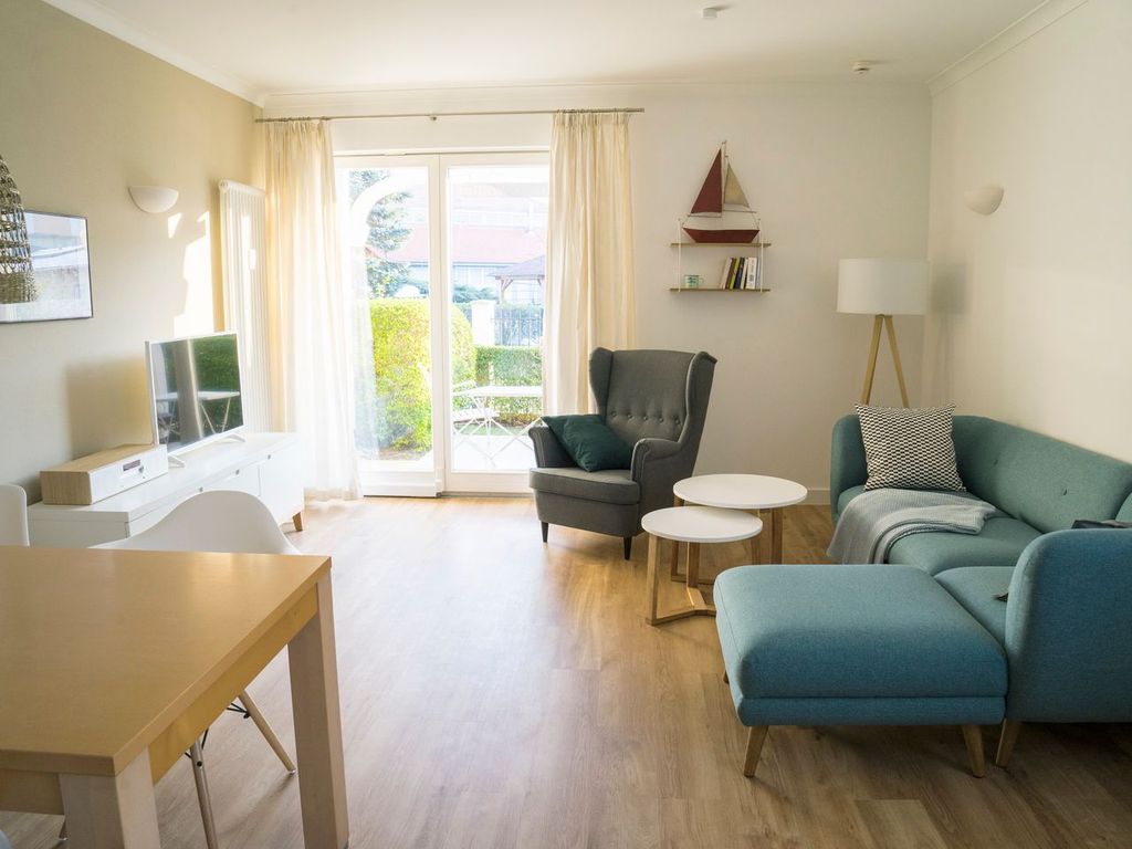 Wohn-Essbereich in der Apartment-Residenz Ostseestrand 11 in Kühlungsborn