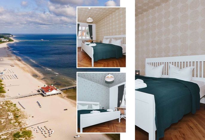 Moderne Ferienwohnung in Ahlbeck mit Terrasse – nur 400 m bis zum Strand