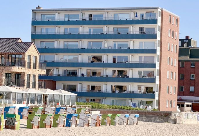 Ferienwohnung mit 1- Zimmer auf ca. 43m² in 1. Strandlage mit Meerblick