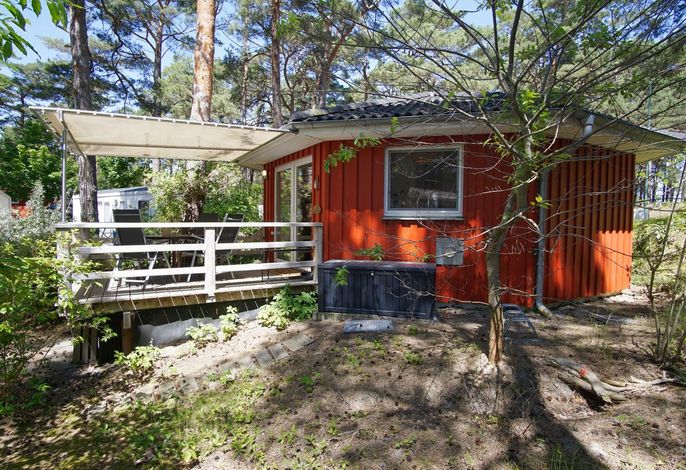 strandnahes Ferienhäuschen mit Terrasse - Ferienhaus Tipi 365
