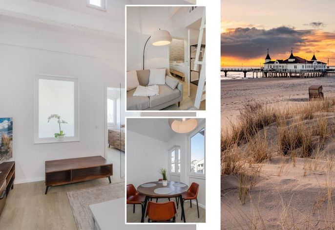 Moderne Ferienwohnung in Ahlbeck 200 m vom Strand entfernt