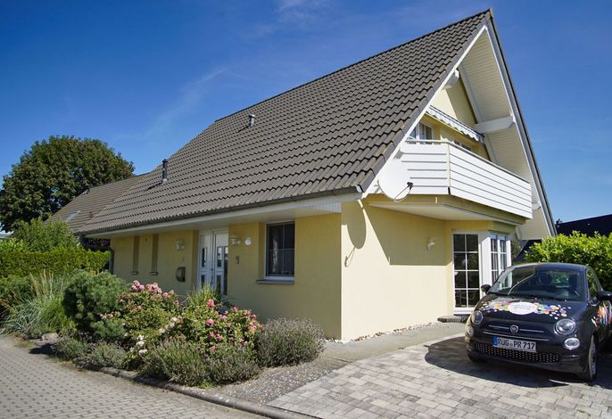 nah am Meer, ruhige Lage, Schwimmbad- und Saunanutzung - Haus Inselblick FeWo 01
