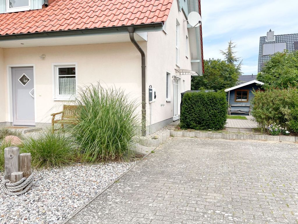 Hausseite von Ferienwohnung in Loddin auf Usedom