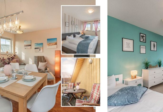 Gemütliche Ferienwohnung in Koserow mit Balkon – nur 550 m zum Strand