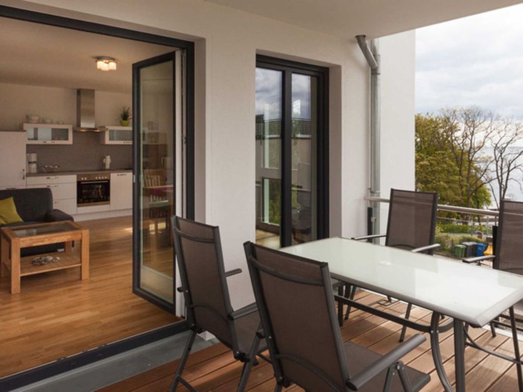 Balkon mit Ostseeblick