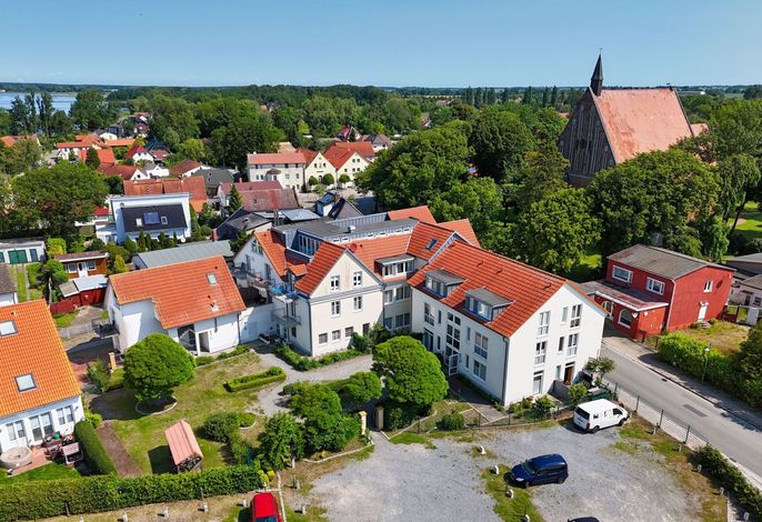 hafennahe 1-Raum-Ferienwohnung mit kleinem Garten - Haus Windland FeWo 24