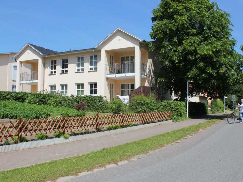 Außenansicht des Hauses Colpa in zentraler Lage im Seebad