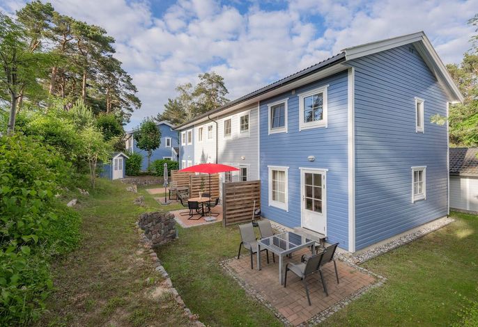 Alberts Koje - besonders idyllisch gelegenes Schwedenreihenhaus im Seebad Bansin