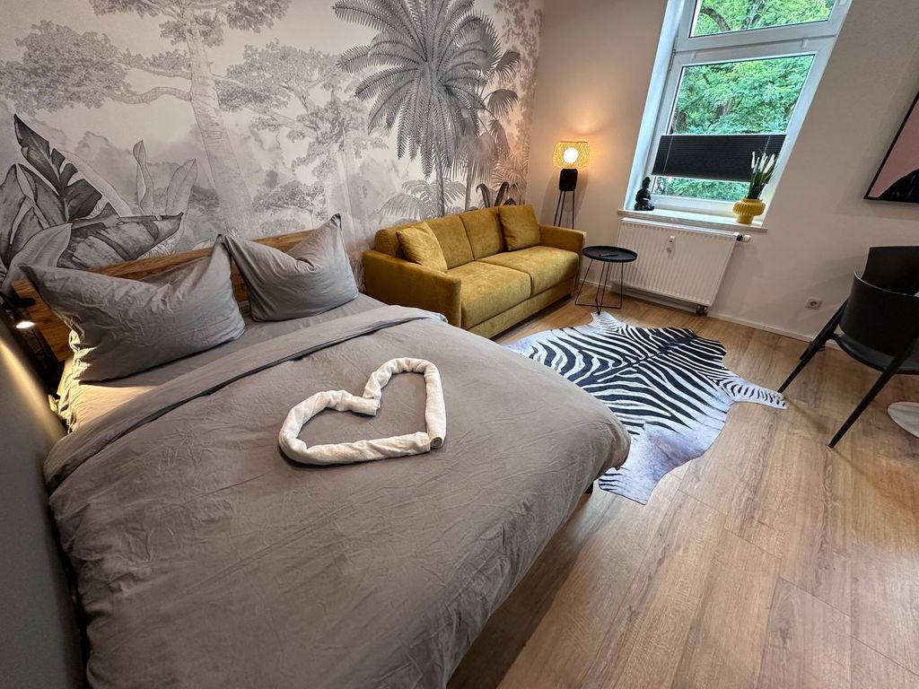 Ferienwohnung Dschungel Bett