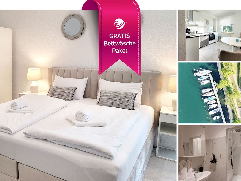 Modernes Hafenappartement für 2 Personen mit gratis Bettwäsche
