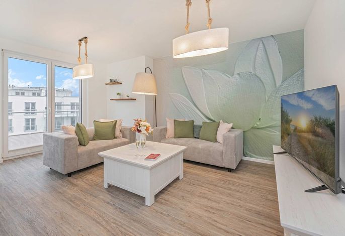 Großzügige Ferienwohnung mit Sauna & Balkon – ruhig im Grünen gelegen