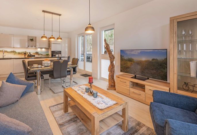 Modernes Strand-Appartement mit Balkon & 2 Bädern auf Usedom