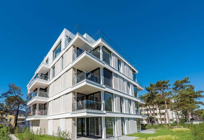Ferienappartement Greta`s Beach Home in der Villa Vogue für 4 Personen, Meeresblick, am Strand, Sauna