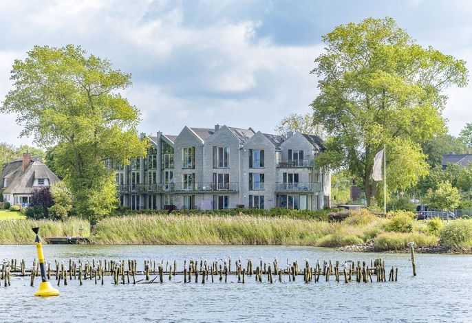 Ferienwohnung "Steuermann - ebenerdig und barrierefrei" mit Blick auf den Hafen