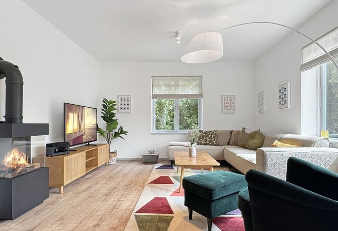 Haus Hygge Am Kurpark mit Sauna und Dachterrasse