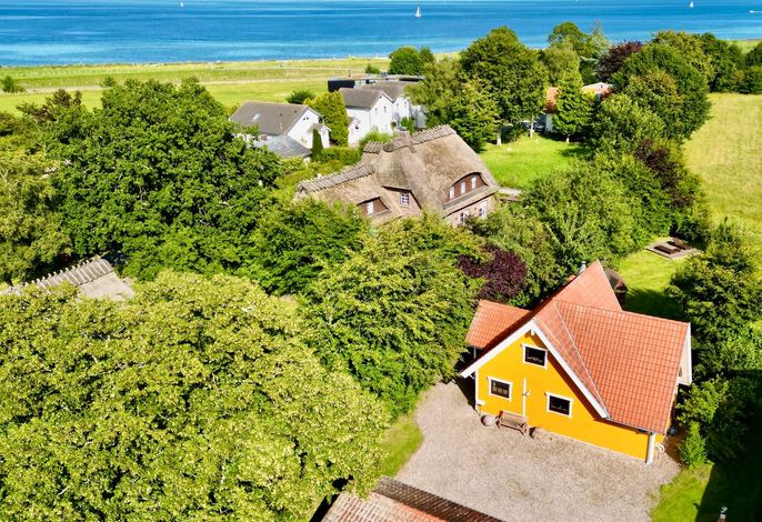 Ferienhaus "Sonnenblumenhaus" in Falshöft für bis zu 4 Personen und 2 Hunden - 300m zum Ostseestrand