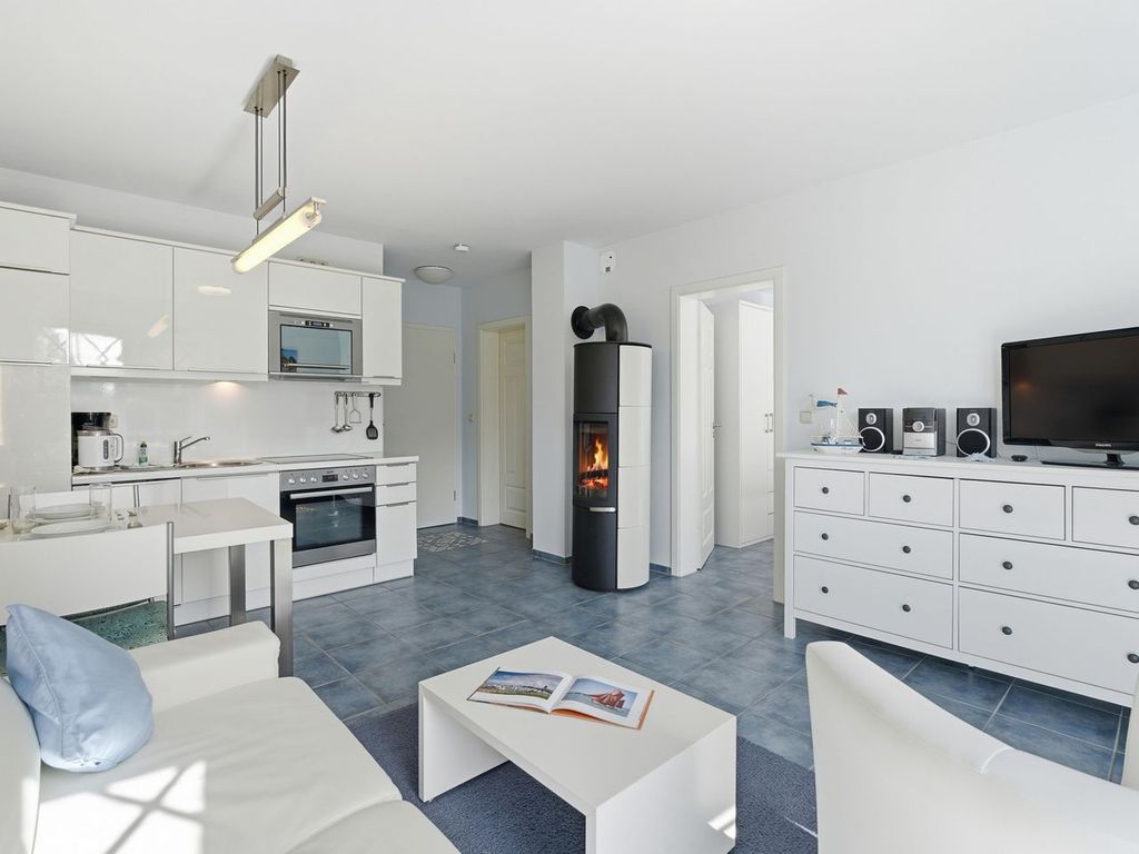 Wohnbereich mit Kamin