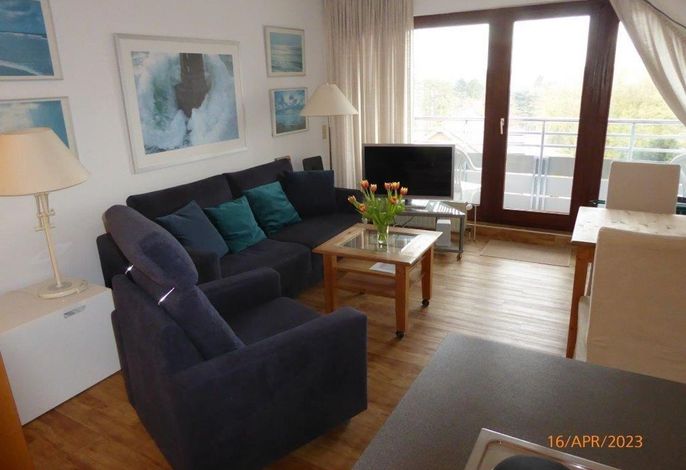 Gemütliche 2-Zimmer-Ferienwohnung 2.1b im Dachgeschoss des Hauses Seeburg für 1–3 Personen