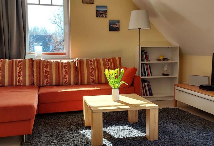 65m²  Maisonette-Ferienwohnung mit Kamin, Hund & 2 Balkonen