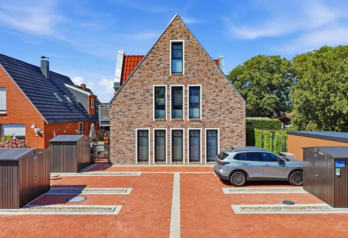 Neue Ferienwohnung Deichkrone mit Hafenblick, Balkon & Infrarotkabine