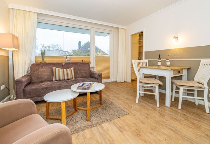 Ferienwohnung mit Balkon in Strandnähe im Herzen von Westerland.