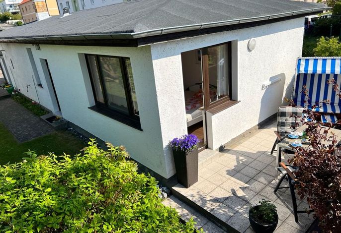 Ferienhaus Seeblick in Sassnitz auf Rügen mit Terrasse