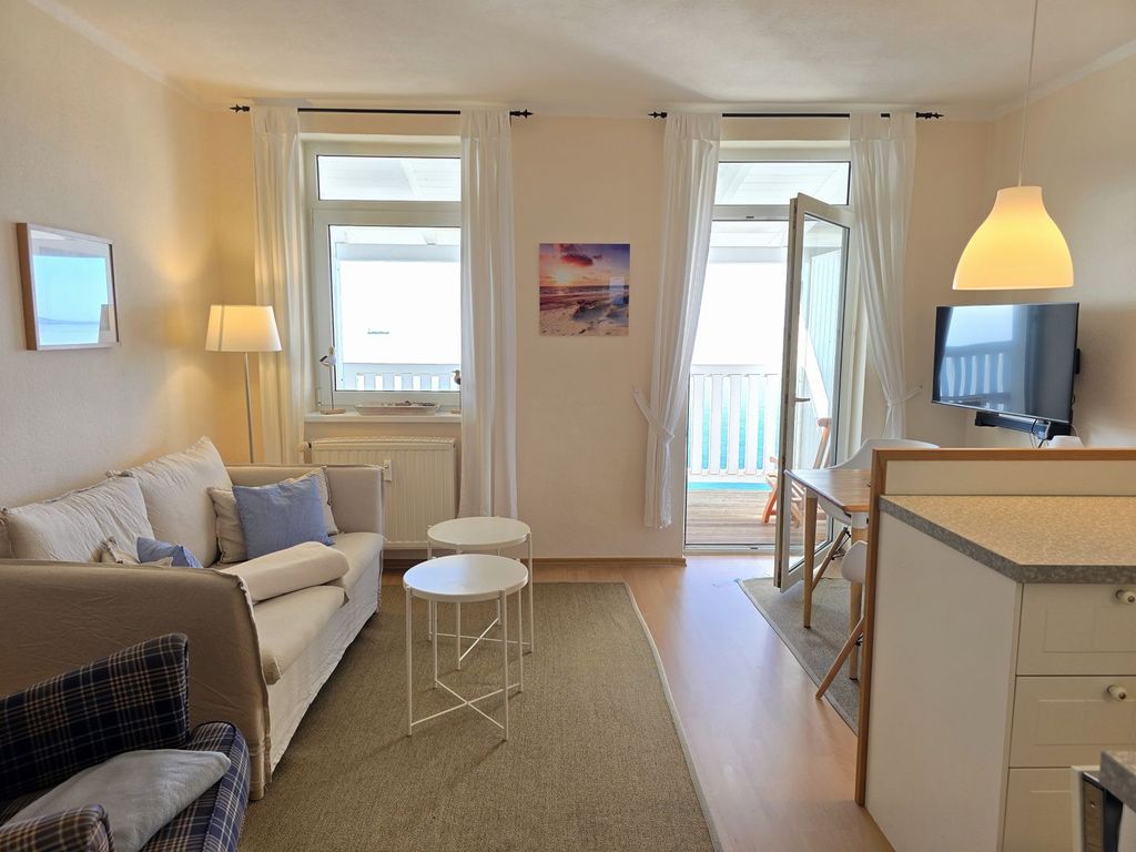 Fürstenhof Sassnitz – ruhiges Schlafzimmer mit maritimen Details