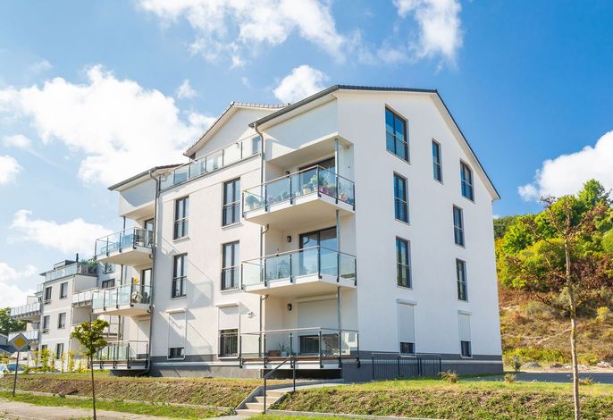 Villa am Kreidebruch, FeWo OstseeWeitblick - Panoramablick auf die Ostsee