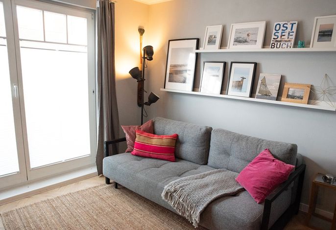 Ferienwohnung 218 Meeresblick Kühlungsborn – 2 Zimmer, Balkon, strandnah, mit Hund
