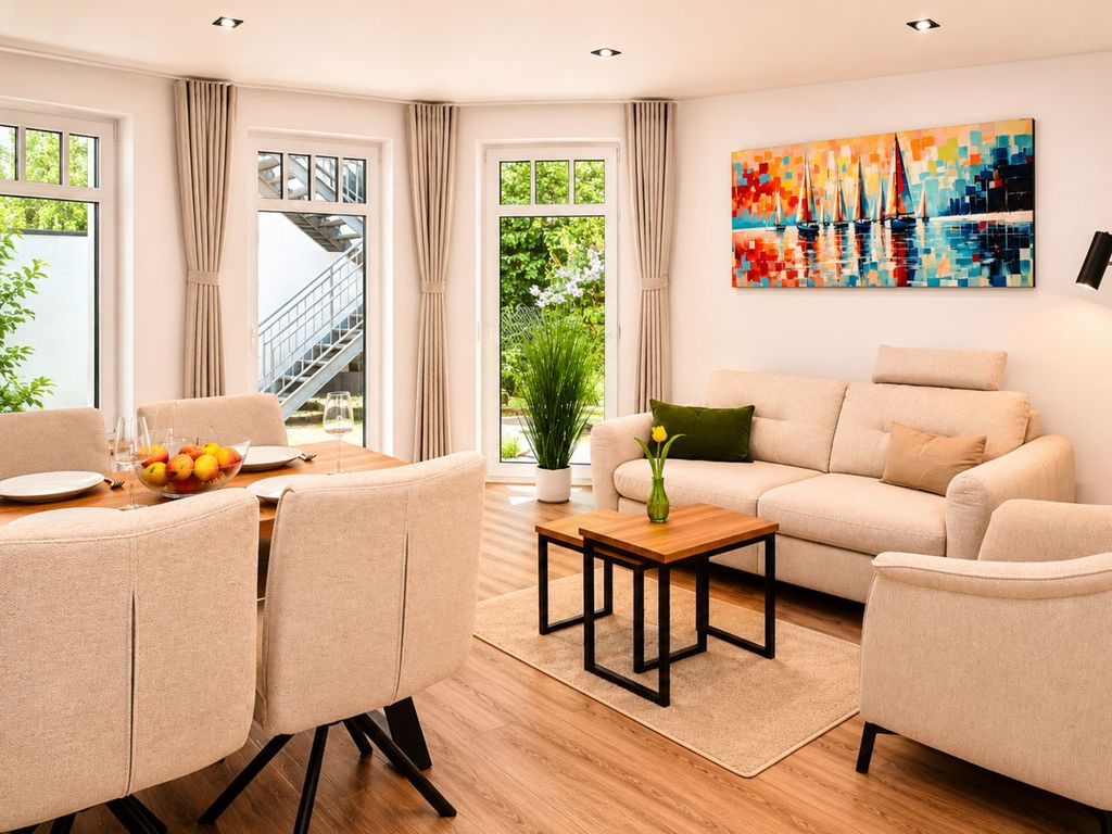 Blick in das Wohnzimmer