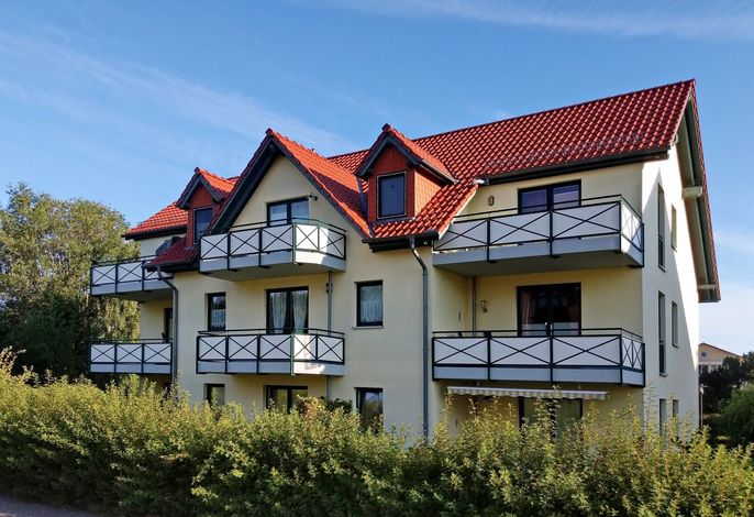 Helle 2-Zimmer-Wohnung für bis zu 4 Personen in Strandnähe