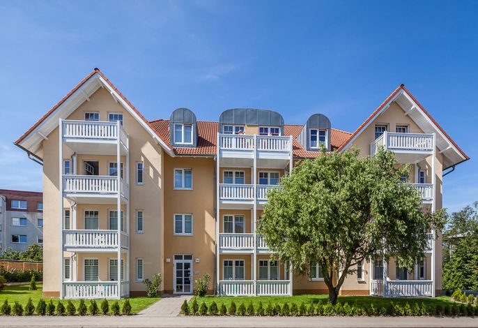 Strandschlösschen 2 Wohnung 9 – Zentral & Strandnah für 2 Personen mit Balkon