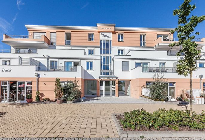Villa Seeadler Wohnung 07 - 2 Zimmer, Balkon mit Meerblick, Sauna & strandnah für bis zu 4 Personen