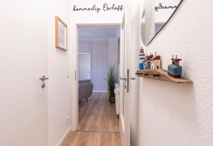 Strandnahe 3-Zimmer-Fewo für  4 Personen mit W-LAN