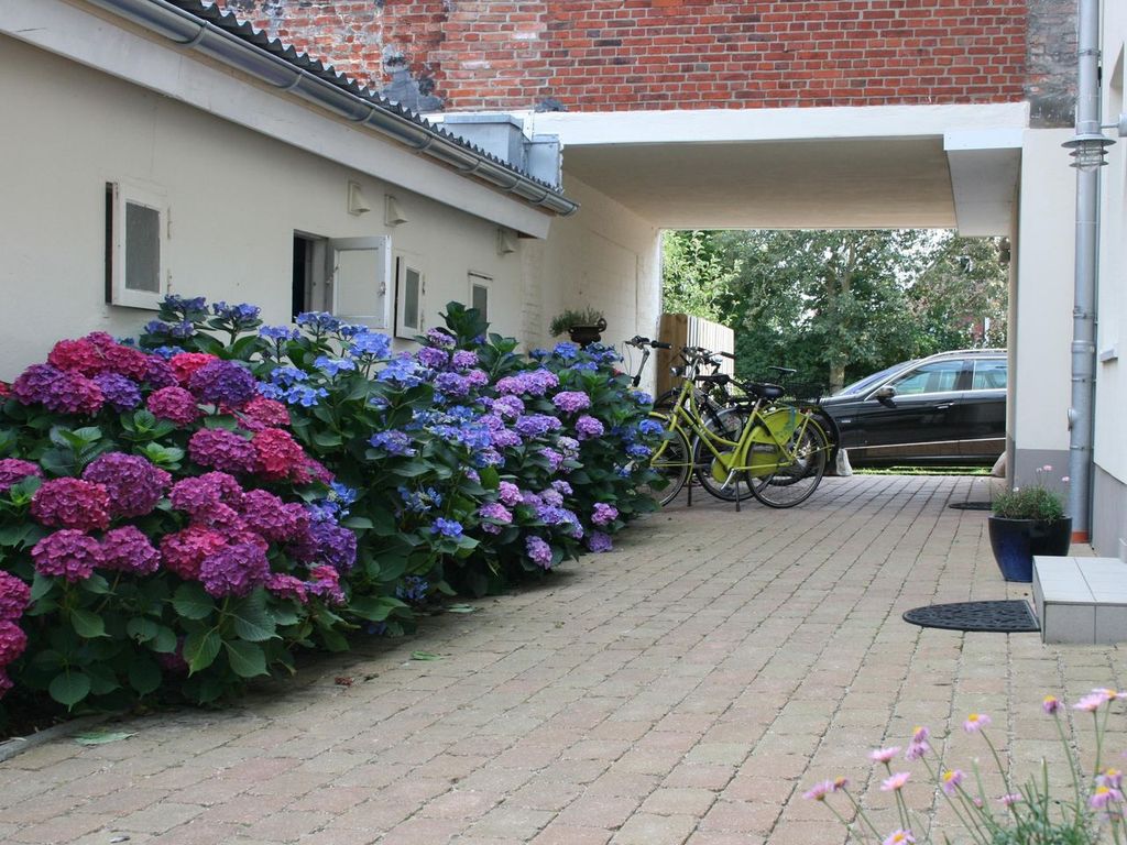 Der Eingangsbereich zu unseren Stadtwohnungen 1 - 5.