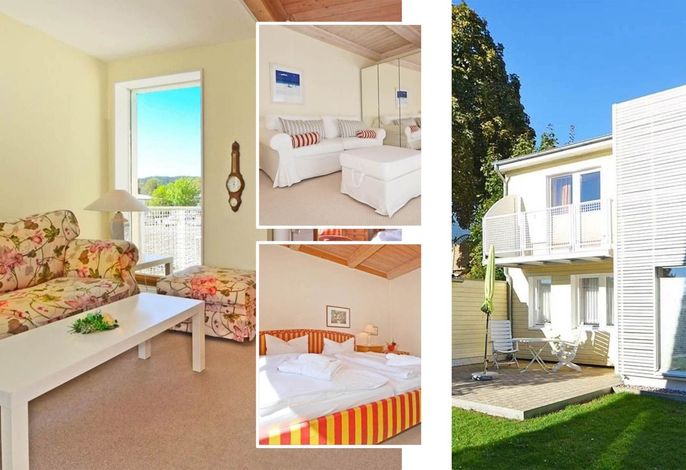 Gemütliche Ferienwohnung in Ahlbeck mit kleinem Garten – nur 400 m zum Strand!