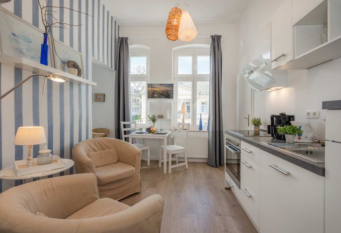 Moderne Ferienwohnung in Heringsdorf in Strandnähe mit Parkplatz