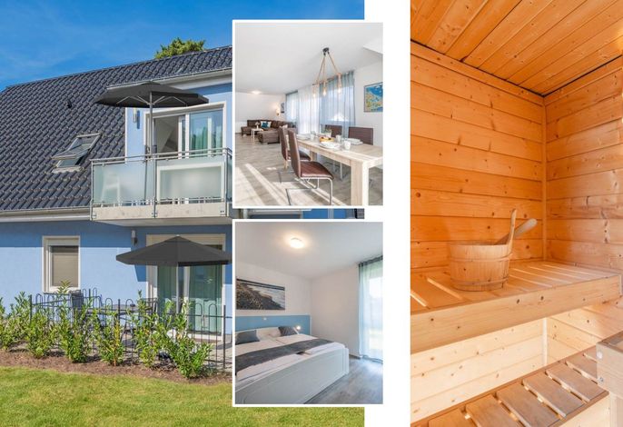 Moderne Ferienwohnung in Loddin mit großer Terrasse im Grünen