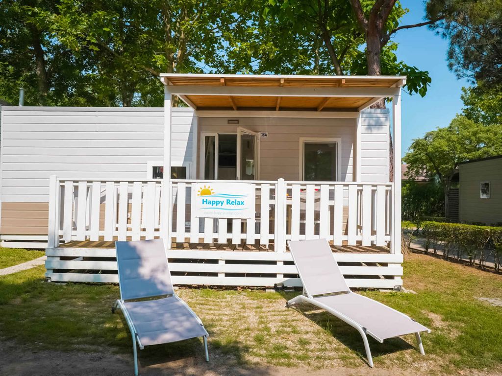 Mobilehome mit Klimaanlage, Terrasse und Pool