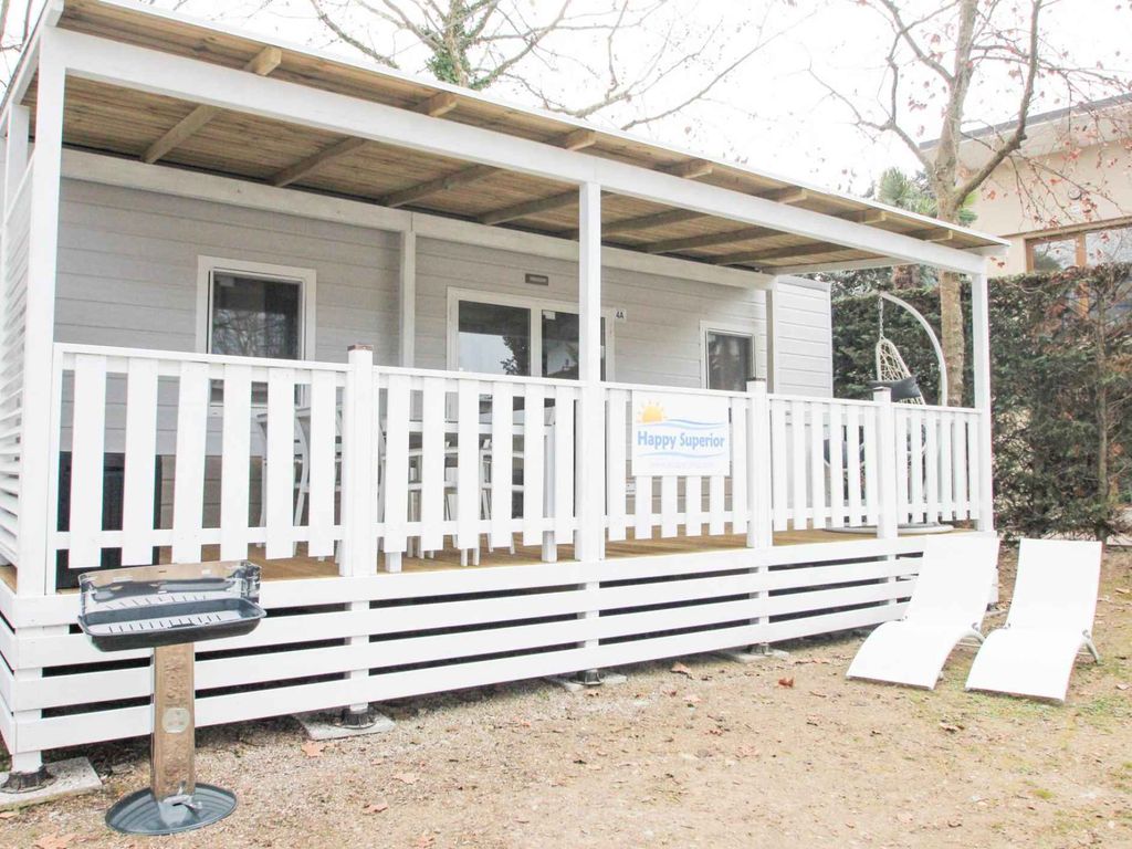 Mobilehome mit Klimaanlage, Terrasse und Pool