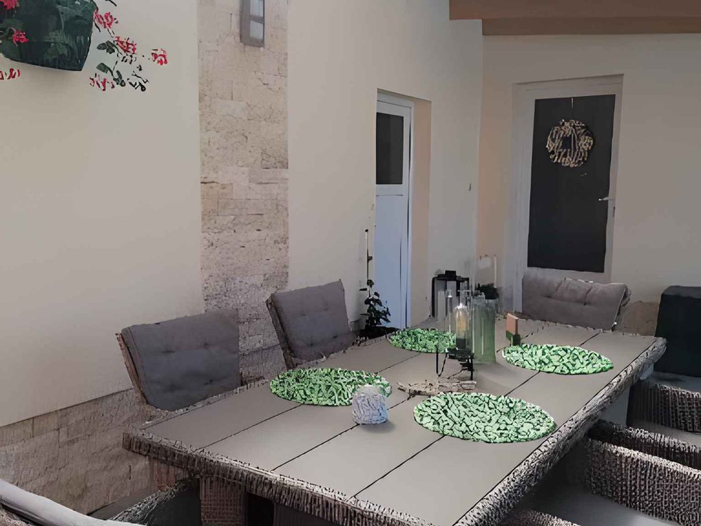 Ferienhaus mit Waschmaschine und Geschirrspüler